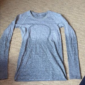 Grey Long Sleeve Lululemon Top